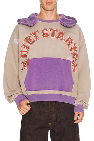 Collegiate Overlap Hoodie Diet Starts Monday
