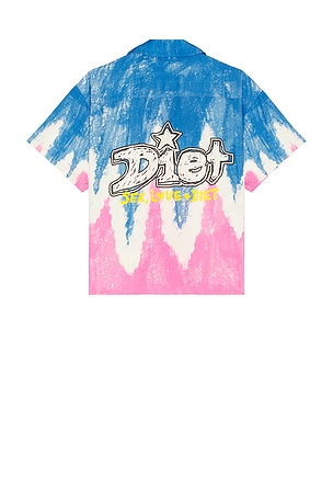 Diet Starts Monday Knievel Button Up Shirt in Blue