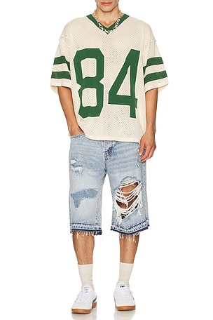 Diet Starts Monday Knitted Mesh Jersey in Cream