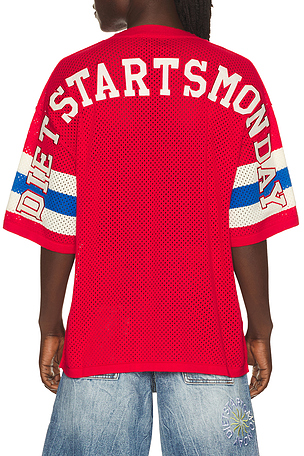Diet starts monday camisa en color rojo