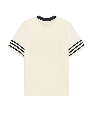 Diet Starts Monday Striped Bolt Tee in Cream