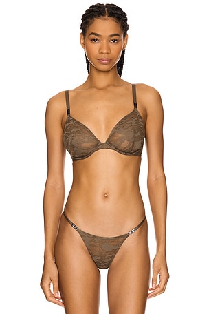 X Savage Camo Lace Plunge Bra Diesel