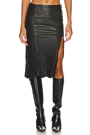 Rupa Leather Skirt Diesel