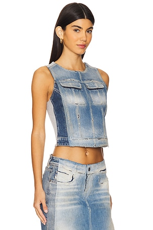 Diesel Debenedictas Top in Blue