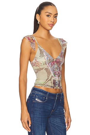 Diesel Fiore Top in Sage