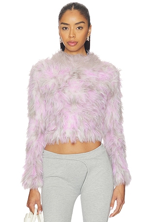 Annika Faux Fur Top Diesel