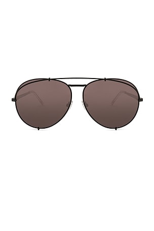 DIFF EYEWEAR x Khloe Kardashian Koko in Matte Black & Grey  display picture 3