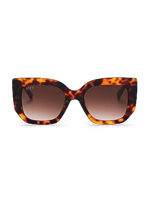 DIFF EYEWEAR Uncommon James X DIFF Retro in Terra Tortoise  display picture 2