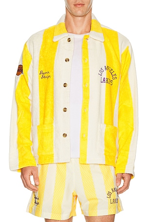 x Lakers Terry Pool Jacket Duvin Design