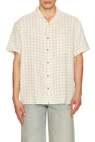 Textured Cotton Button Up Shirt Duvin Design