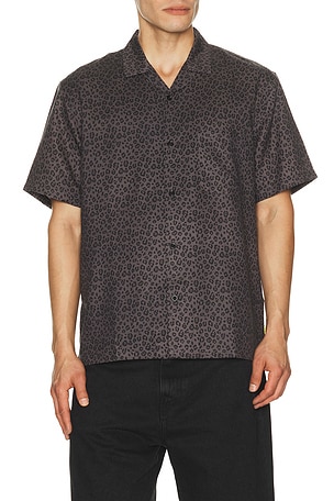 Black Cat Button Up Shirt Duvin Design