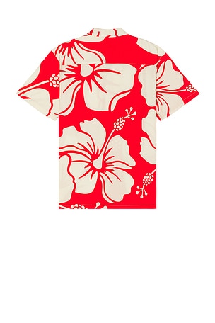 Duvin Design Trouble in Paradise Shirt in Red