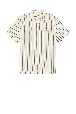 Duvin Design Poster Button Up Shirt in White
