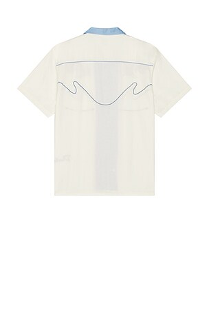 Duvin Design Saloon Buttonup Shirt in Cream