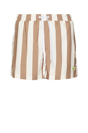 Duvin Design Traveler Swim Short in Brown