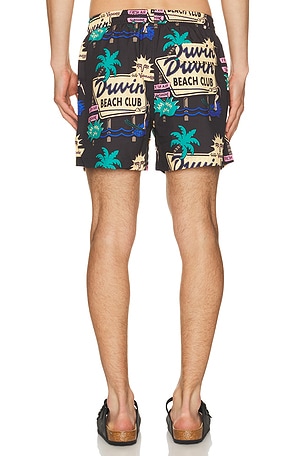 Duvin Design Fresh Air Swim Shorts in Black