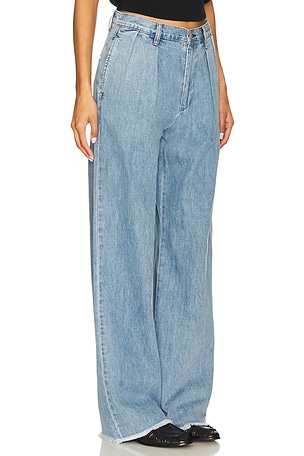 Denimist Blair Double Pleated Pant Jeans in Blue
