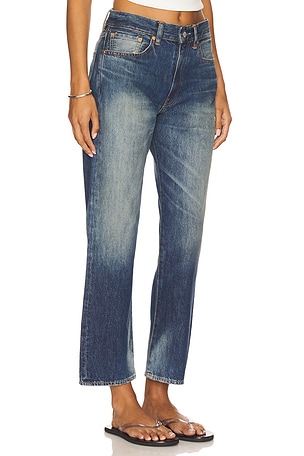 Denimist Lucy Boyfriend Jeans in Blue. Size 32. Also