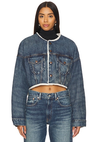 BLOUSON EN DENIM CROPPED OVERSIZED Denimist