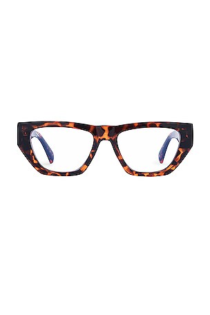 dime optics X Stassie Blue Light Glasses in Tortoise & Blue  display picture 1