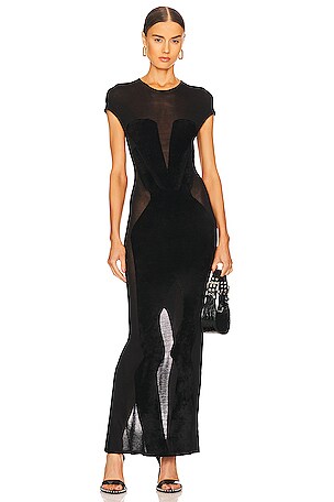 flocked mesh maxi dress Elizabeth Floral Velvet Flocked Mesh Maxi Gown – Scarlett & Jo