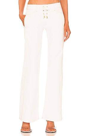 Laced Flare Denim Pant Dion Lee