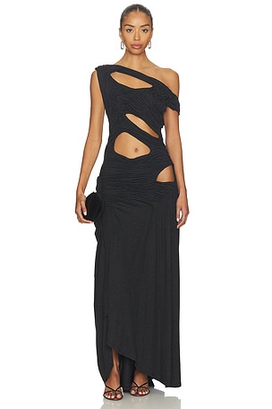 One Shoulder Midnight Dress Di Petsa