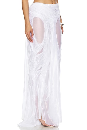 Di Petsa Long Skirt in White