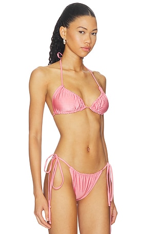 Divino Seas Inika Bikini Top in Pink
