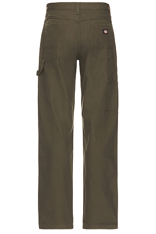 Dickies Relaxed Fit Duck Jeans in Green