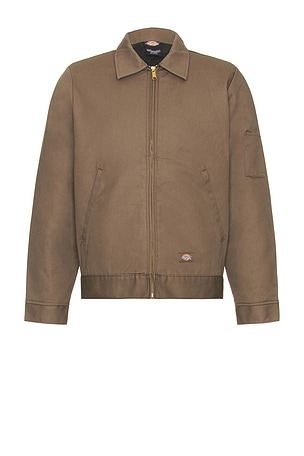 Dickies Insulated Eisenhower Jacket in Brown
