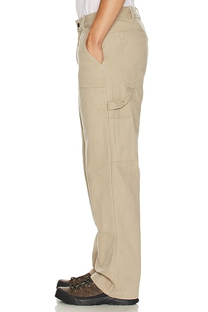 Dickies Double Knee Canvas Carpenter Pant in Brown