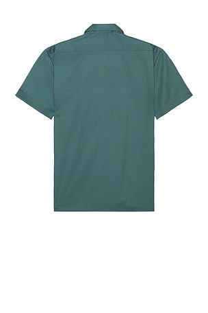 Dickies Original Twill Short Sleeve Work Shirt in Teal