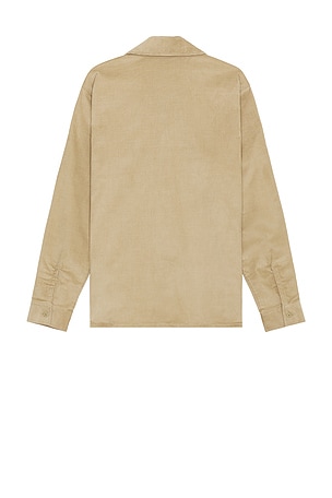 Dickies Corduroy Long Sleeve Shirt in Brown