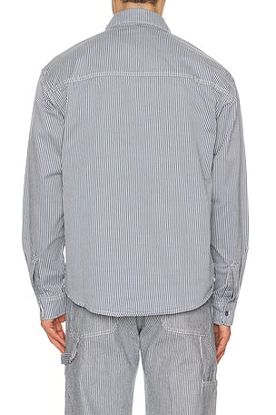 Dickies Hickory Long Sleeve Work Shirt in Slate
