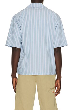 Dickies Venedocia Stripe Shirt in Baby Blue