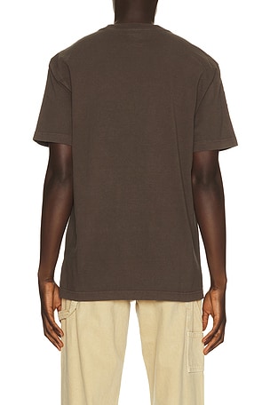 Dickies Heavy Weight Pocket Tee in Chocolate