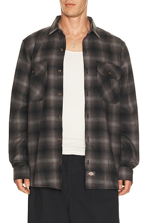 Long Sleeve Flannel Work Shirt Dickies