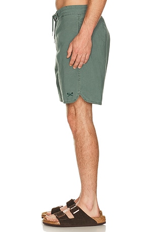 Dark Seas Go To Boardshort in Sage