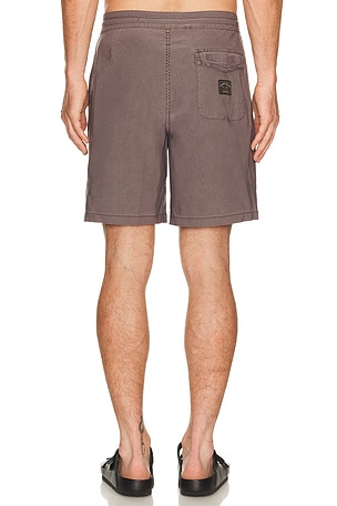 Dark Seas Go To Panel Boardshort in Brown