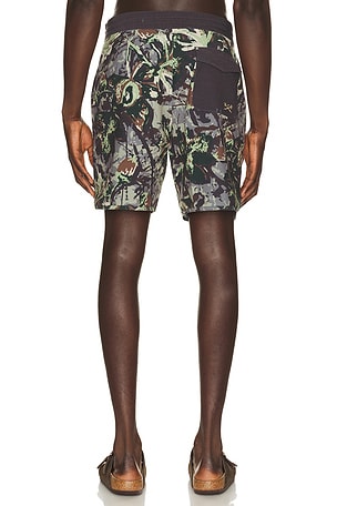 Dark Seas Lakeshore Boardshort in Army
