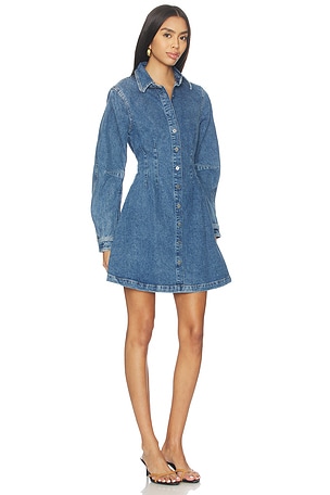 DL1961 Joice Mini Dress in Blue. Size XS. Also