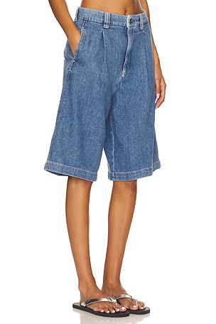 DL1961 Hepburn High Rise Short in Blue