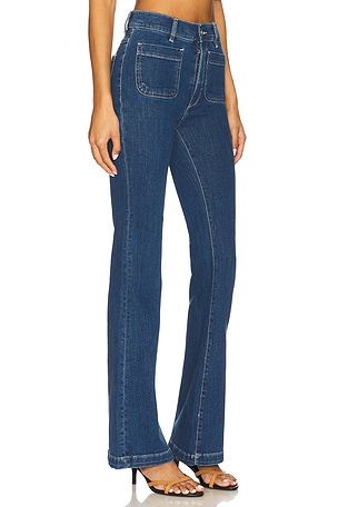 DL1961 Bridget High Rise Bootcut Instasculpt™ Jeans in Blue