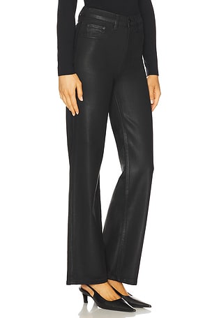 DL1961 Karmine High Rise Wide Leg Jeans in Black