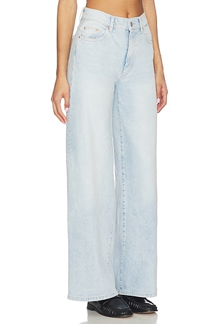 DL1961 Hepburn High Rise Wide Leg Jeans in Baby Blue