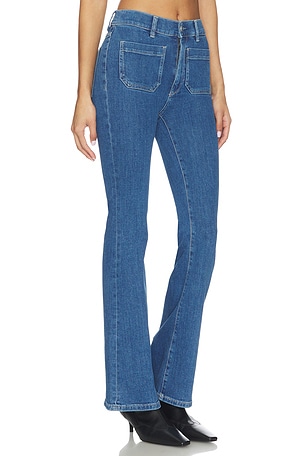 DL1961 Bridget High Rise Bootcut enstasculpt™ Jeans en Bleu
