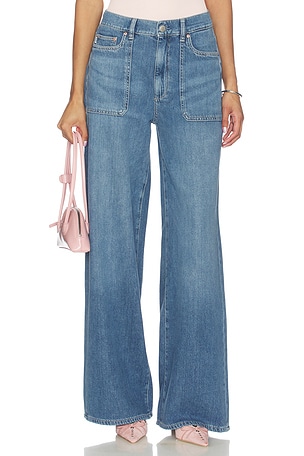 Hepburn Aura High Rise Wide Leg Jeans DL1961