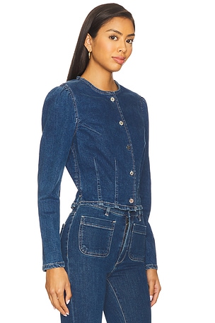 DL1961 Sculpted Top in Blue