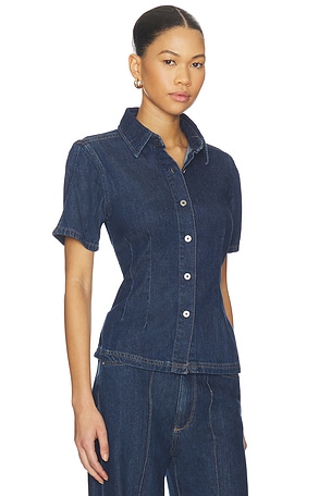 DL1961 Joice Shirt in Blue